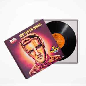 Elvis Presley - 100 Super Rocks Vinyl, LP, вінілові платівки купити Україна, Київ, б/в платівки, магазин вінілових платівок