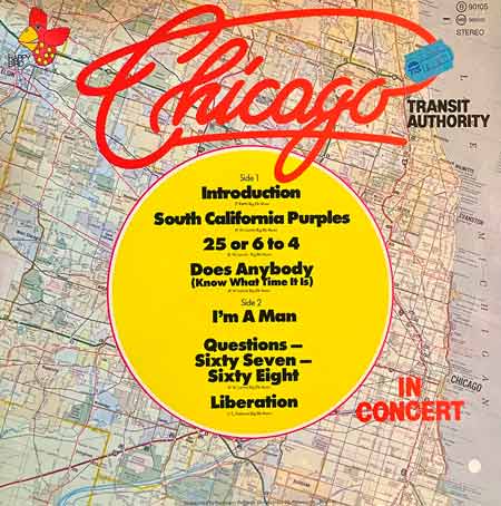 Chicago Transit Authority - Live In Concert Vinyl LP - Зображення 3