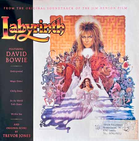 David Bowie And Original Score By Trevor Jones - Labyrinth Vinyl, LP, вінілові платівки купити Україна, Київ, б/в платівки, магазин вінілових платівок