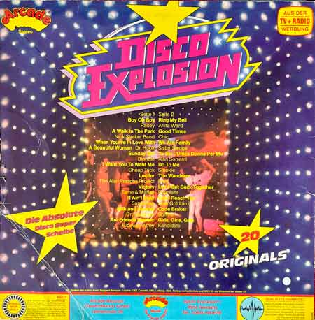 Disco Explosion Vinyl, LP, вінілові платівки купити Україна, Київ, б/в платівки, магазин вінілових платівок