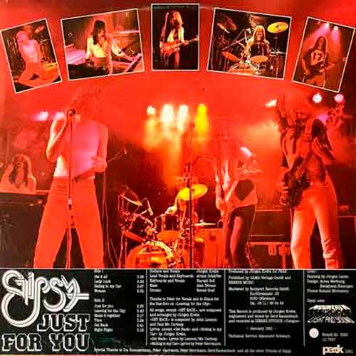 Gipsy - Just For You Vinyl, LP, вінілові платівки купити Україна, Київ, б/в платівки, магазин вінілових платівок