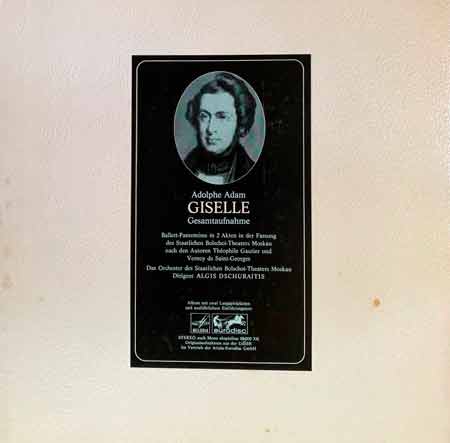 Adolphe Adam, Bolschoi-Theater Moskau Dirigent Algis Dschuraitis – Giselle Vinyl 2LP