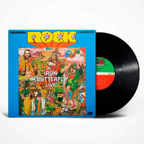 Iron Butterfly - Live Vinyl, LP, вінілові платівки купити Україна, Київ, б/в платівки, магазин вінілових платівок