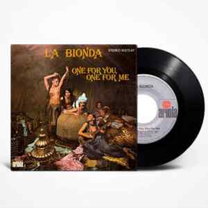 La Bionda - One For You, One For Me Single vinyl, LP, вінілові платівки купити Україна, Київ, б/в платівки, магазин вінілових платівок