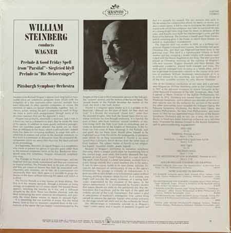 William Steinberg Conducts Wagner – Prelude & Good Friday Spell From “Parsifal