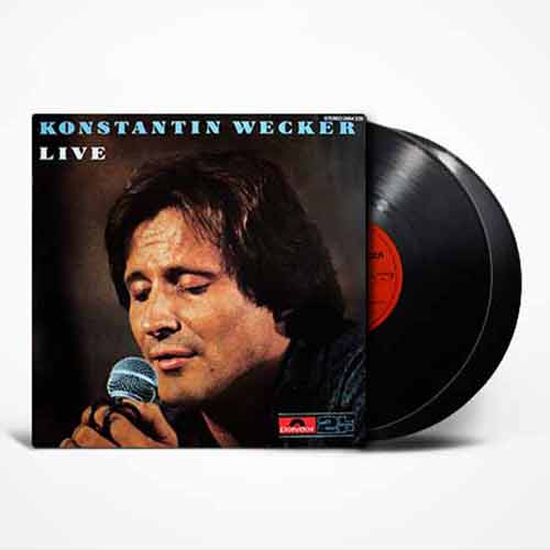 Konstantin Wecker - Live vinyl, LP, вінілові платівки купити Україна, Київ, б/в платівки, магазин вінілових платівок