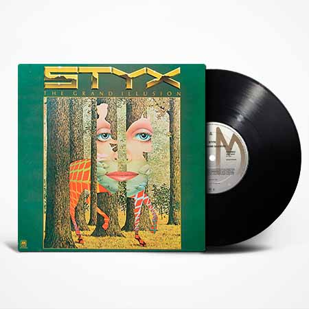 Styx - The Grand Illusion vinyl, LP, вінілові платівки купити Україна, Київ, б/в платівки, магазин вінілових платівок
