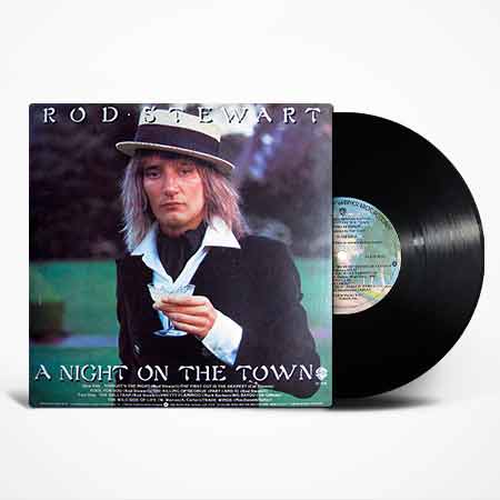 Rod Stewart - A Night On The Town Vinyl, LP, вінілові платівки купити Україна, Київ, б/в платівки, магазин вінілових платівок