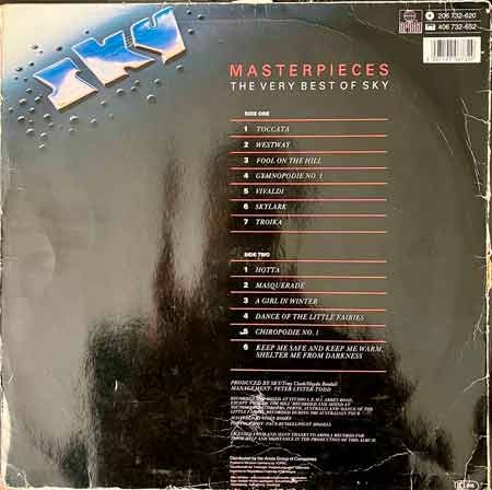 Sky - Masterpieces - The Very Best Of Sky Vinyl, LP, вінілові платівки купити Україна, Київ, б/в платівки, магазин вінілових платівок