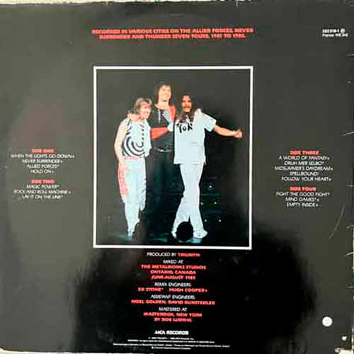 Triumph - Stages Vinyl, LP, вінілові платівки купити Україна, Київ, б/в платівки, магазин вінілових платівок