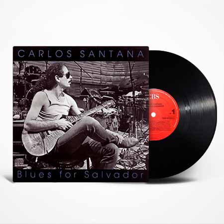 Carlos Santana - Blues For Salvador Vinyl, LP, вінілові платівки купити Україна, Київ, б/в платівки, магазин вінілових платівок