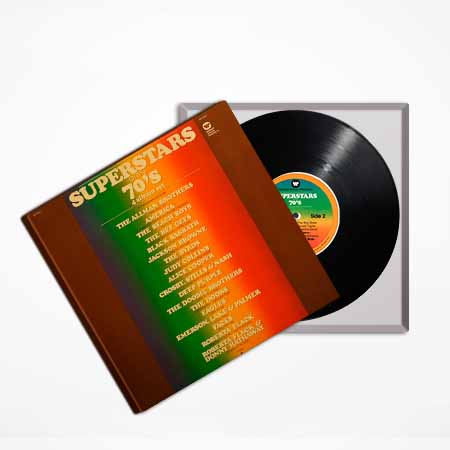 Superstars Of The 70's vinyl, LP, вінілові платівки купити Україна, Київ, б/в платівки, магазин вінілових платівок