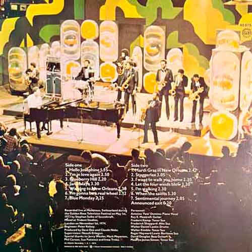 Fats Domino - Fats Domino Live At Montreux 'Hello Josephine' vinyl, LP, вінілові платівки купити Україна, Київ, б/в платівки, магазин вінілових платівок