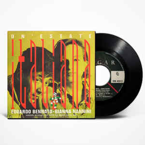 Edoardo Bennato - Gianna Nannini - Un'Estate Italiana single, 7'45 RPM
