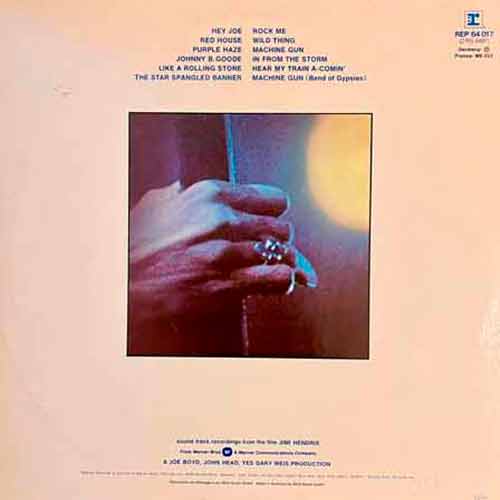 Jimi Hendrix - Sound Track Recordings From The Film "Jimi Hendrix" Vinyl LP
