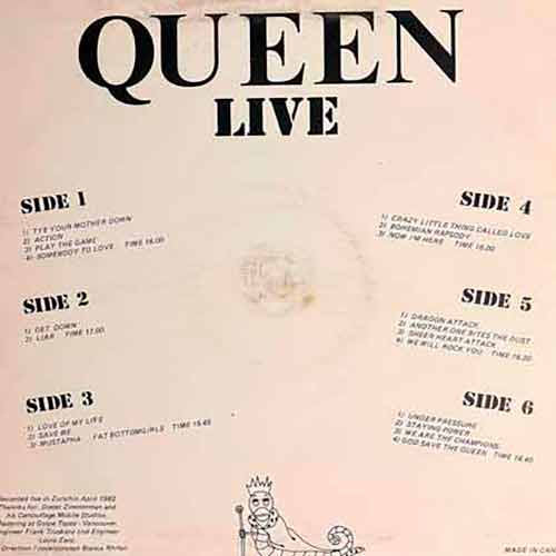 Queen - Long Life to The Queen - Live Zurich Vinyl, LP, вінілові платівки купити Україна, Київ, б/в платівки, магазин вінілових платівок