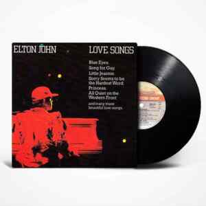 Elton John - Love Songs Vinyl, LP, вінілові платівки купити Україна, Київ, б/в платівки, магазин вінілових платівок
