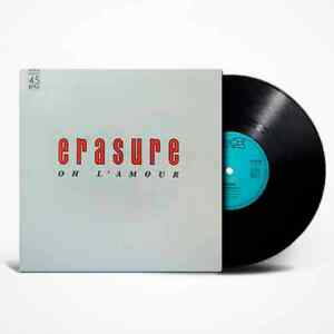 Erasure - Oh L'Amour Maxi Single Vinyl 45RPM Vinyl, LP, вінілові платівки купити Україна, Київ, б/в платівки, магазин вінілових платівок
