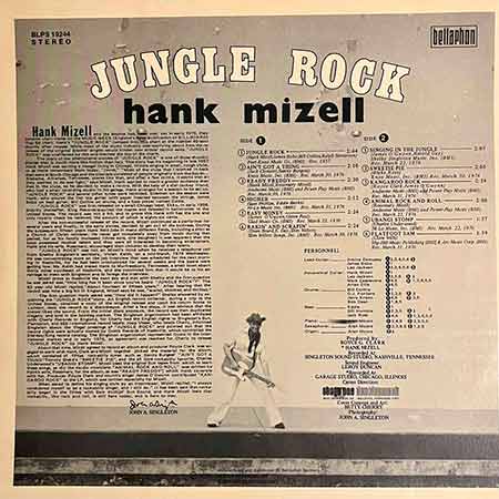 Hank Mizell - Jungle Rock Vinyl, LP, вінілові платівки купити Україна, Київ, б/в платівки, магазин вінілових платівок