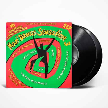 Maxi Dance Sensation 3 Vinyl, LP, вінілові платівки купити Україна, Київ, б/в платівки, магазин вінілових платівок