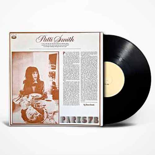 Patti Smith - Paris 78 Vinyl, LP, вінілові платівки купити Україна, Київ, б/в платівки, магазин вінілових платівок