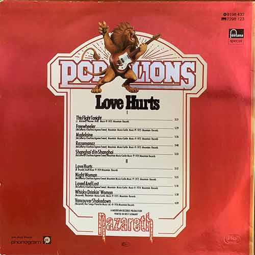 Nazareth - Love Hurts Vinyl, LP, вінілові платівки купити Україна, Київ, б/в платівки, магазин вінілових платівок
