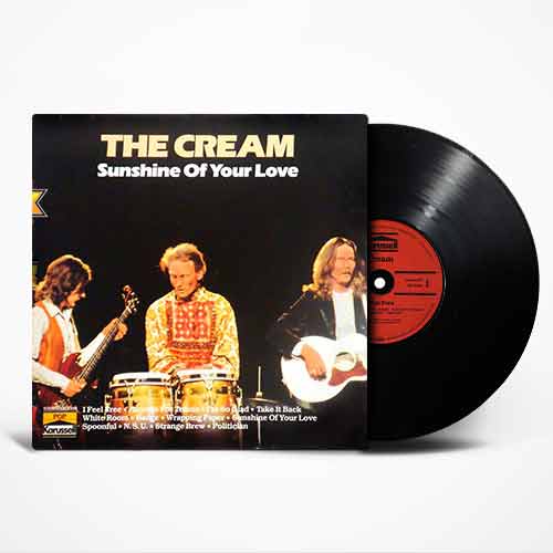 Cream - Sunshine Of Your Love Vinyl, LP, вінілові платівки купити Україна, Київ, б/в платівки, магазин вінілових платівок